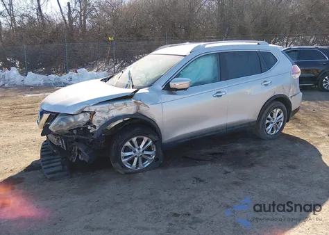 2015 Nissan Rogue Sv z USA, uszkodzony, nr VIN 5N1AT2MT4FC905405